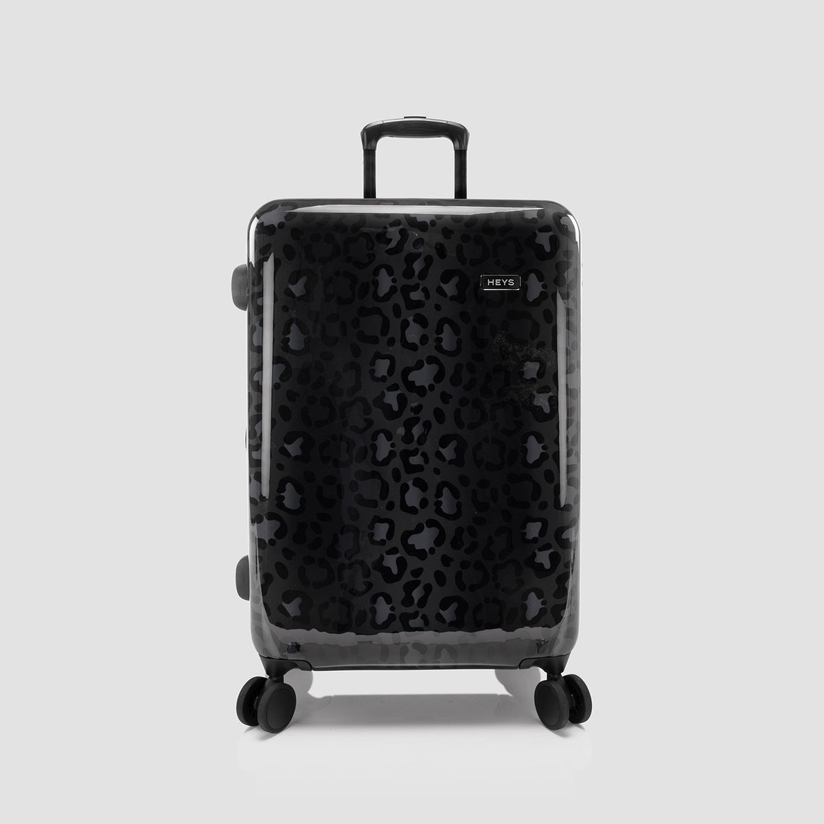 Elite Fashion Spinner® - Black Leopard 3 Piece Luggage Set