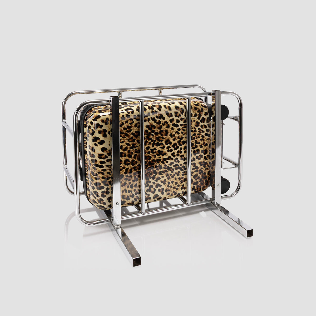 Elite Fashion Spinner® - Brown Leopard 21 Inch Carry-On Luggage