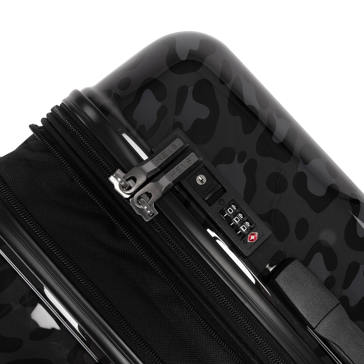 Elite Fashion Spinner® - Black Leopard 21 Inch Carry-On Luggage