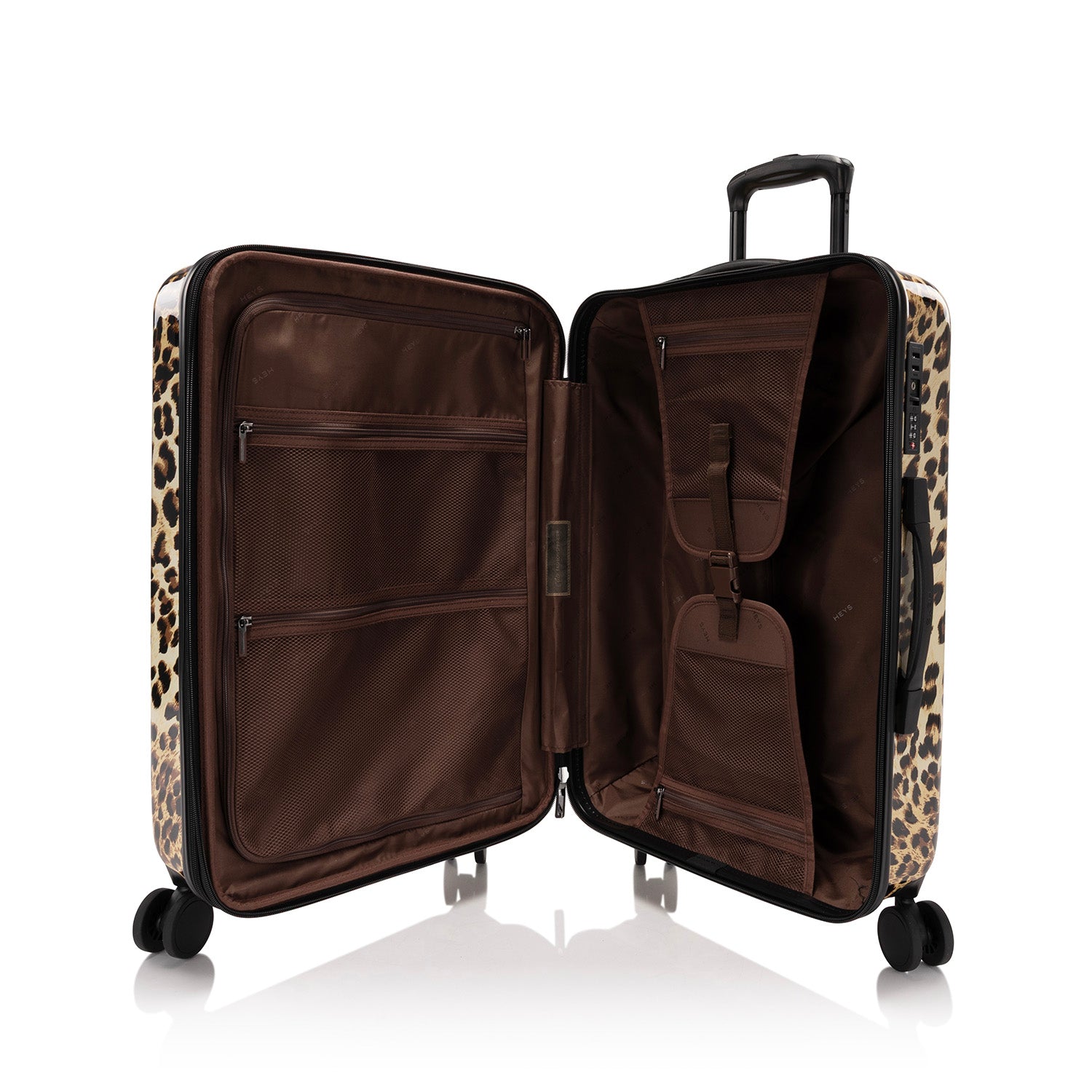 Elite Fashion Spinner® - Brown Leopard 26 Inch Luggage