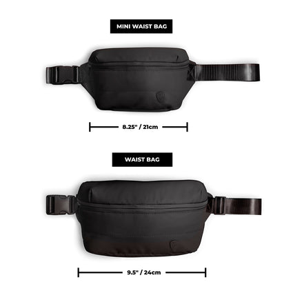 The Puffer Waist Bag - Black