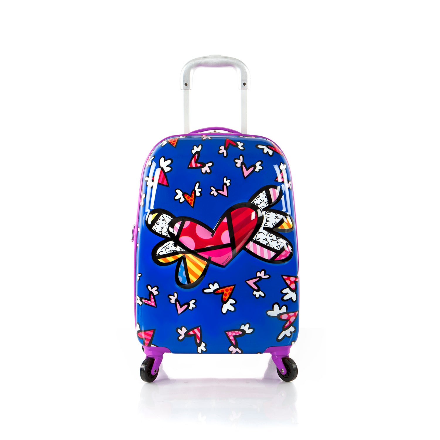 Britto Tween 3D Spinner - (BTO-HSRL-3DTSP-01) - Flying Hearts (Purple)
