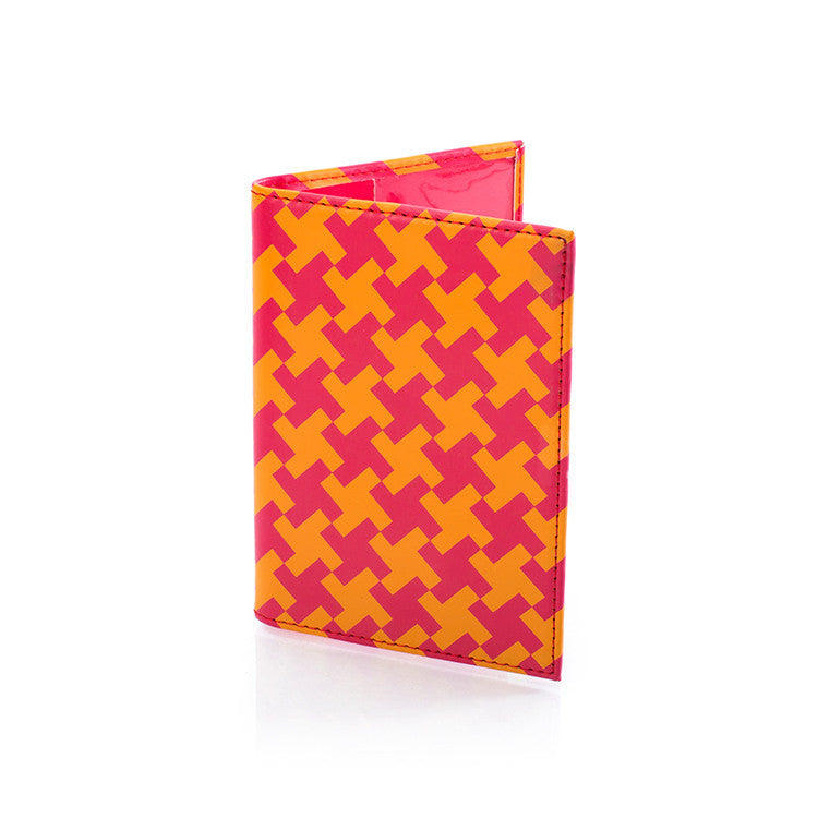 Basketweave Passport Holder