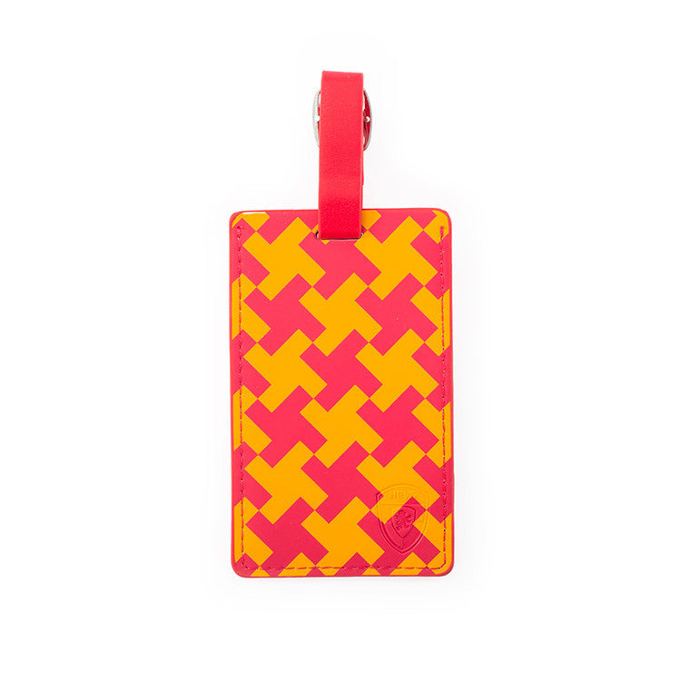 Basketweave Luggage Tag