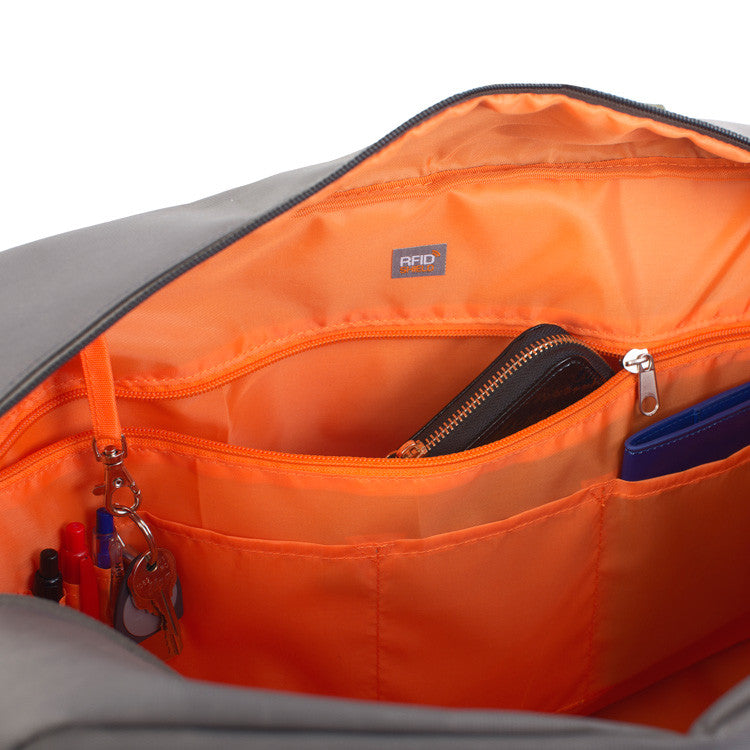 HEYS HiLite RFID Multi-Zip Boarding Duffel