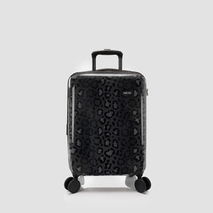 Valise Cabine 21 Pouces Elite Fashion Spinner® - Léopard Noir