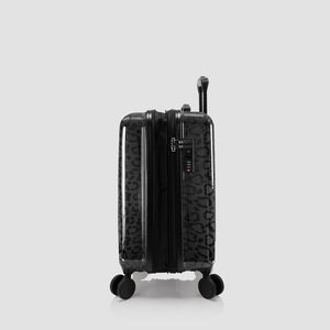 Valise Cabine 21 Pouces Elite Fashion Spinner® - Léopard Noir