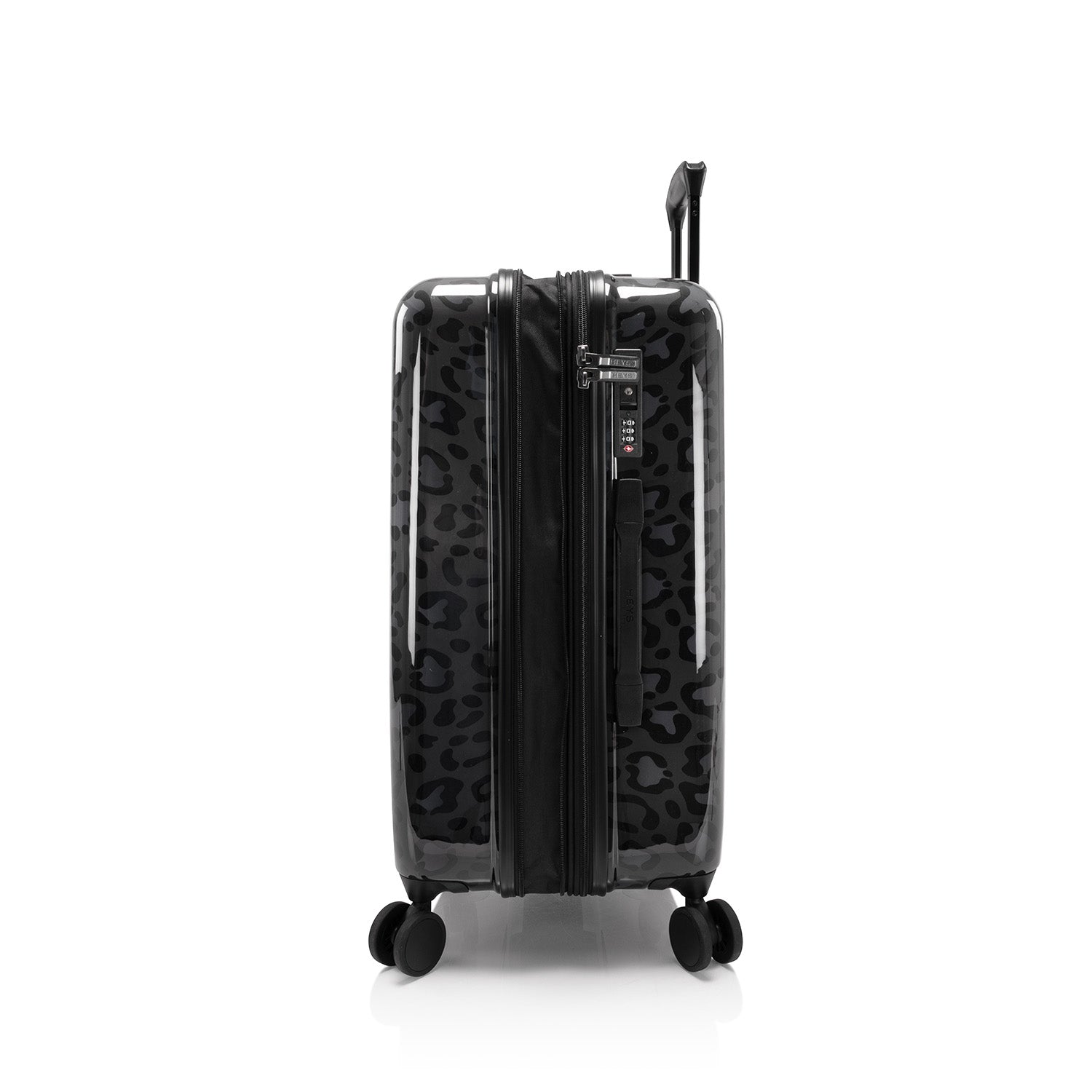 Elite Fashion Spinner® - Black Leopard 26 Inch Luggage