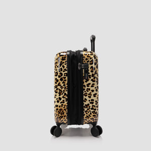 Valise cabine Elite Fashion Spinner® – Léopard marron 21 pouces