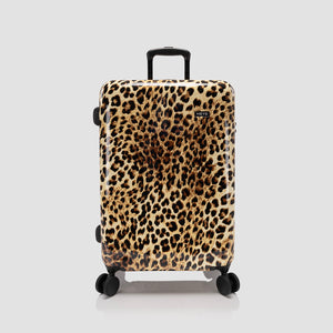 Ensemble de 3 valises Elite Fashion Spinner® – Léopard marron