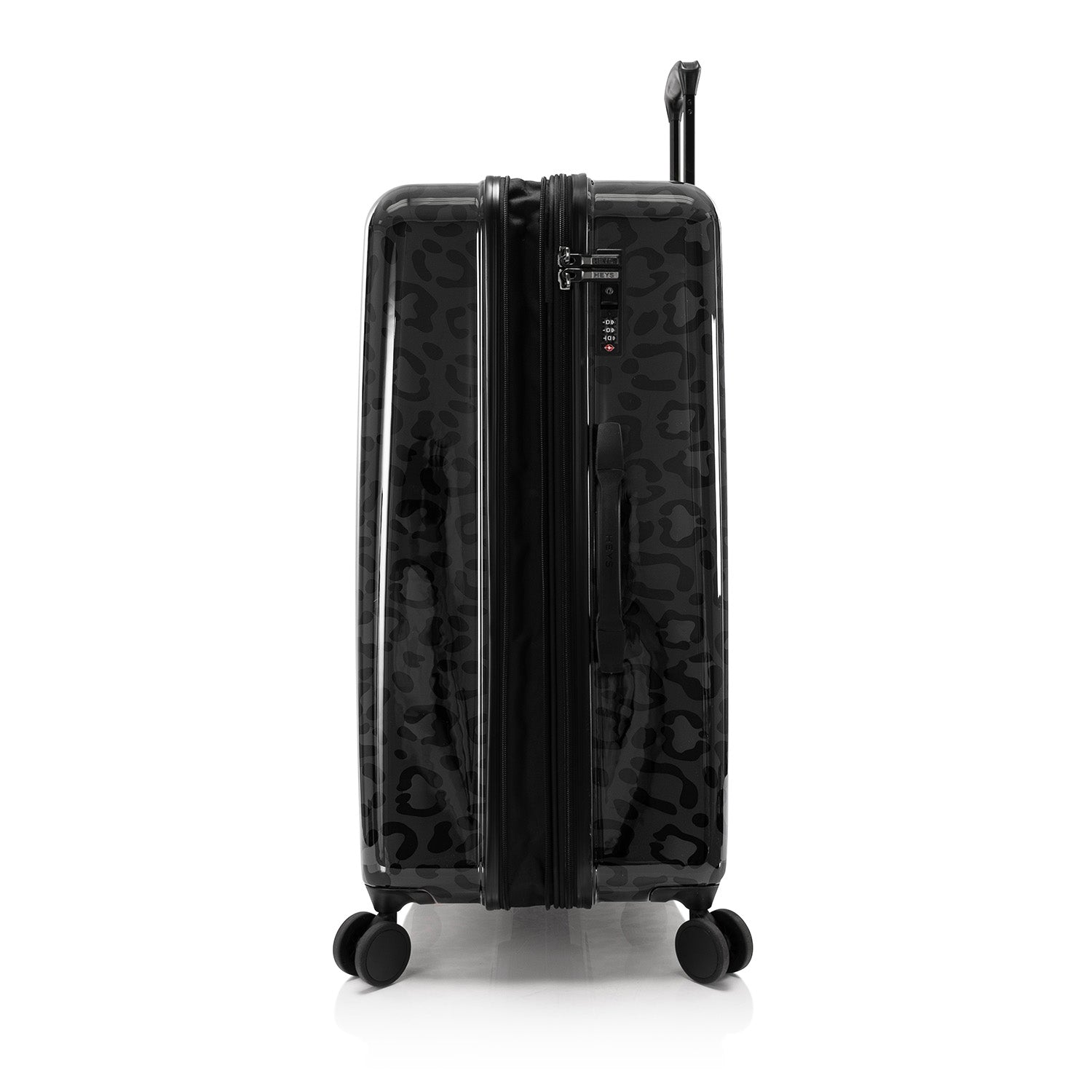 Elite Fashion Spinner® - Black Leopard 30 Inch Luggage
