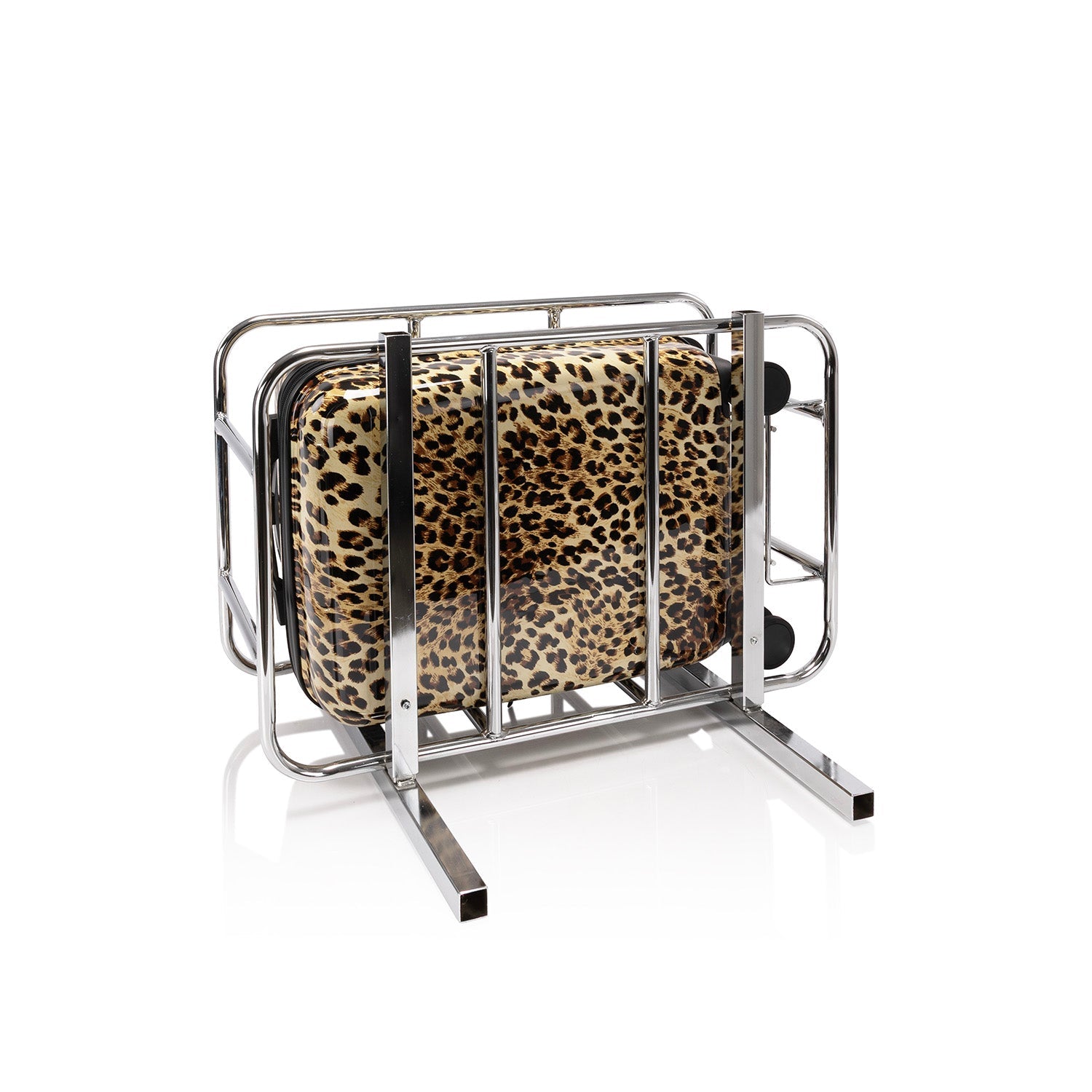 Elite Fashion Spinner® - Brown Leopard 21 Inch Carry-On Luggage