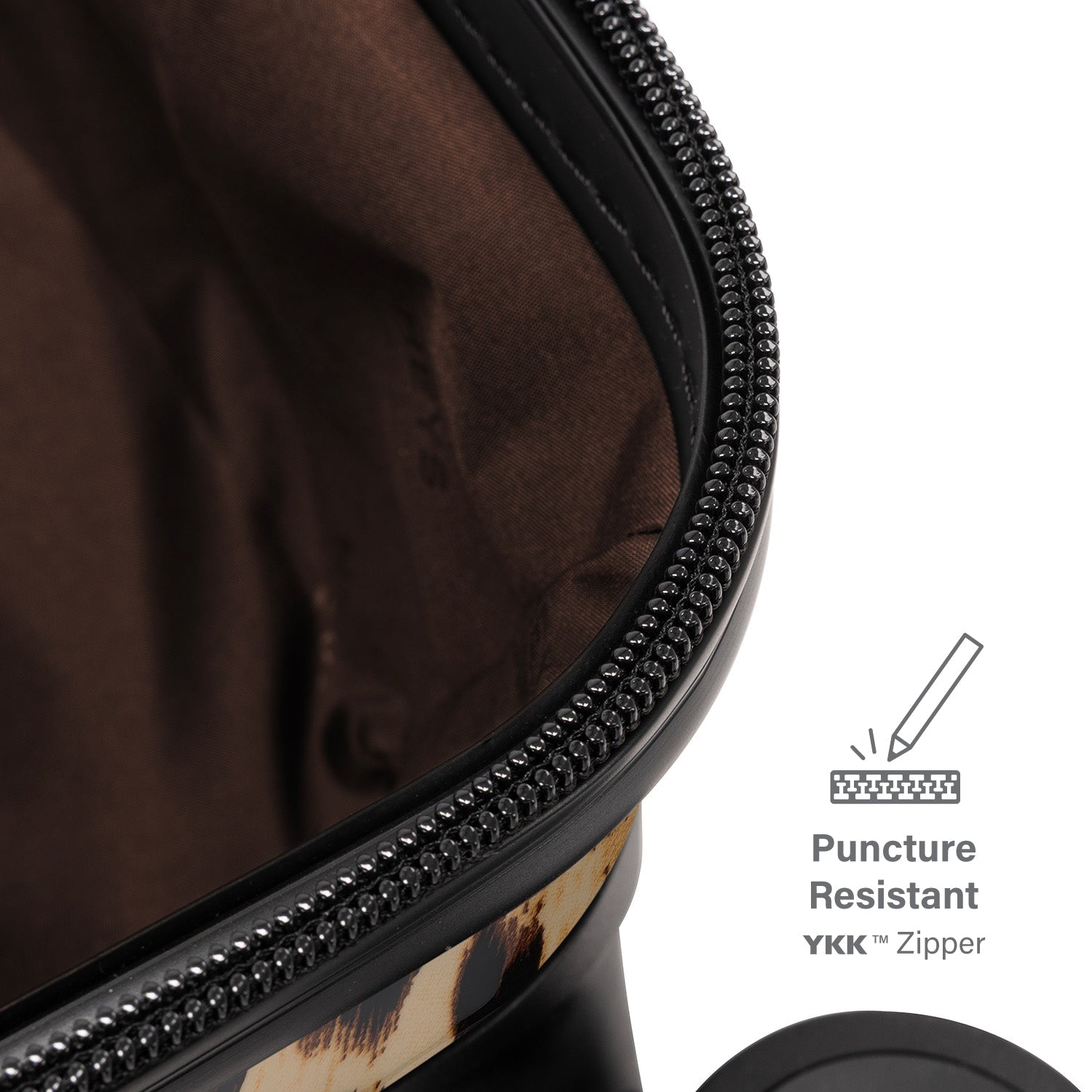 Elite Fashion Spinner® - Brown Leopard 21 Inch Carry-On Luggage