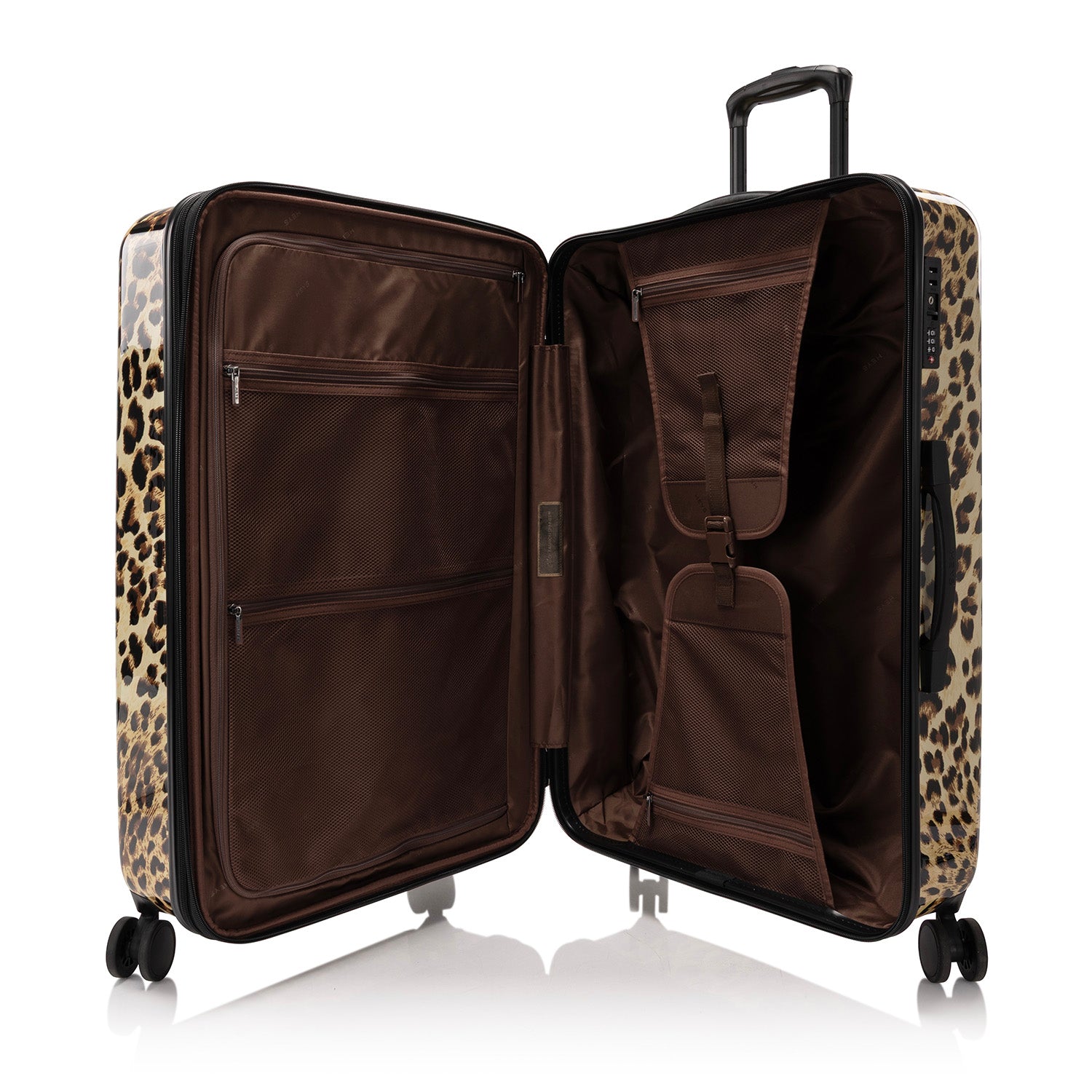 Elite Fashion Spinner® - Brown Leopard 30 Inch Luggage