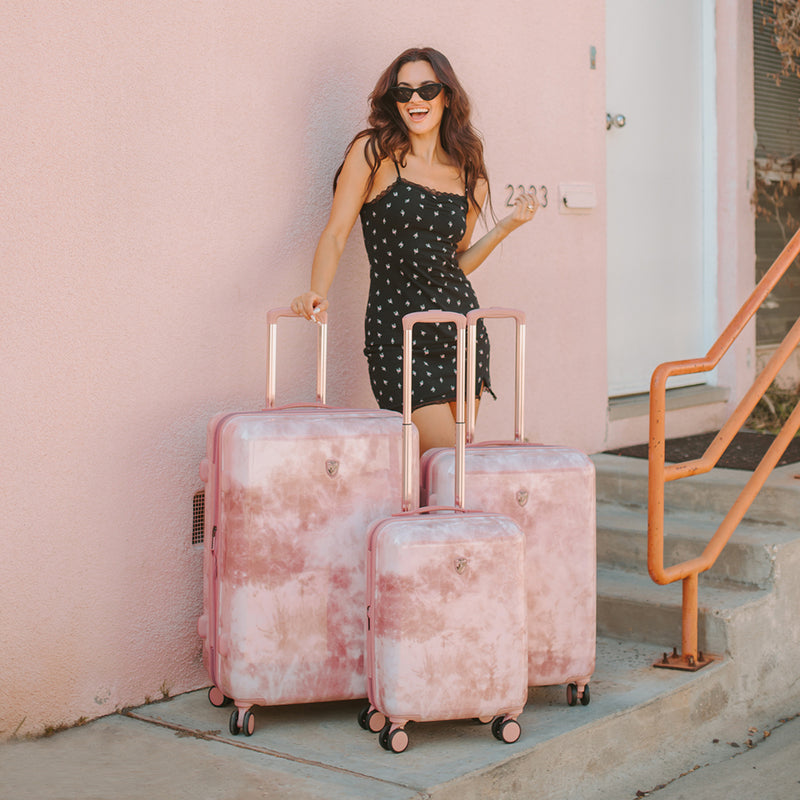 Heys Tie-Dye Rose – sada kufrů