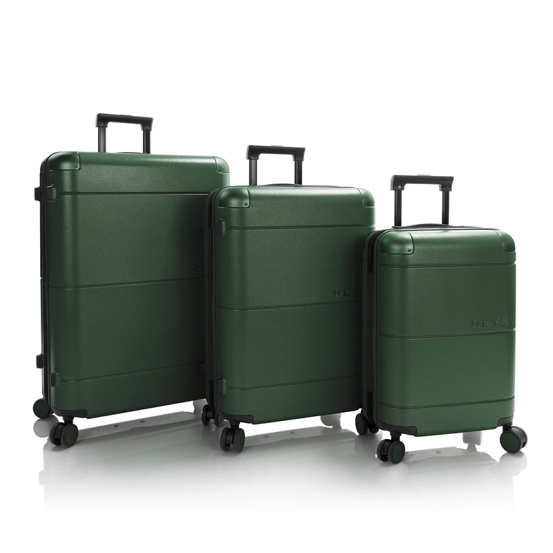 Green luggage set hot sale