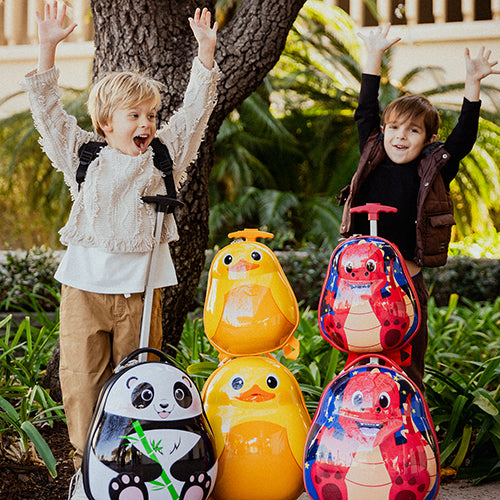 Travel Tots Owl - Kids Luggage & Backpack Set