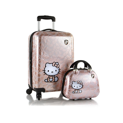 Hello Kitty Luggage and Beauty Case 2 pc. Set (S-HSRL-ST-HK05-20AR)