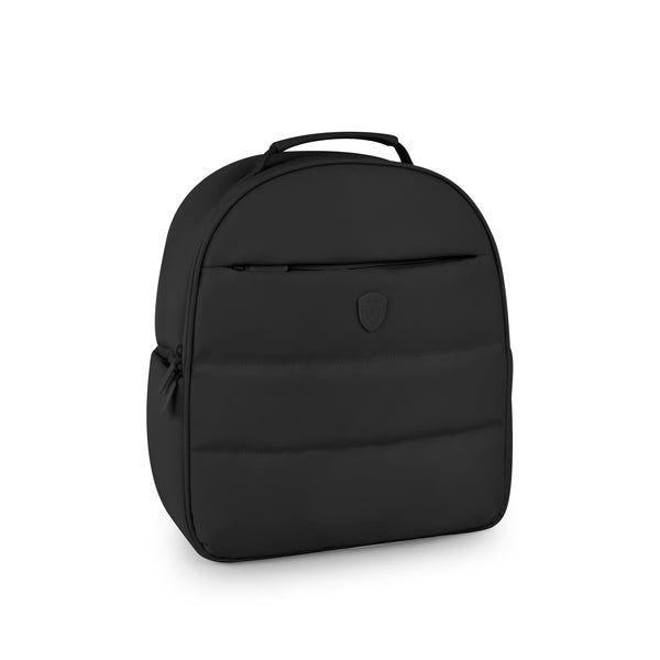 Black puffer cheap backpack