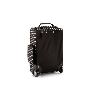 Valise souple pour enfants - Noir/pois blancs 