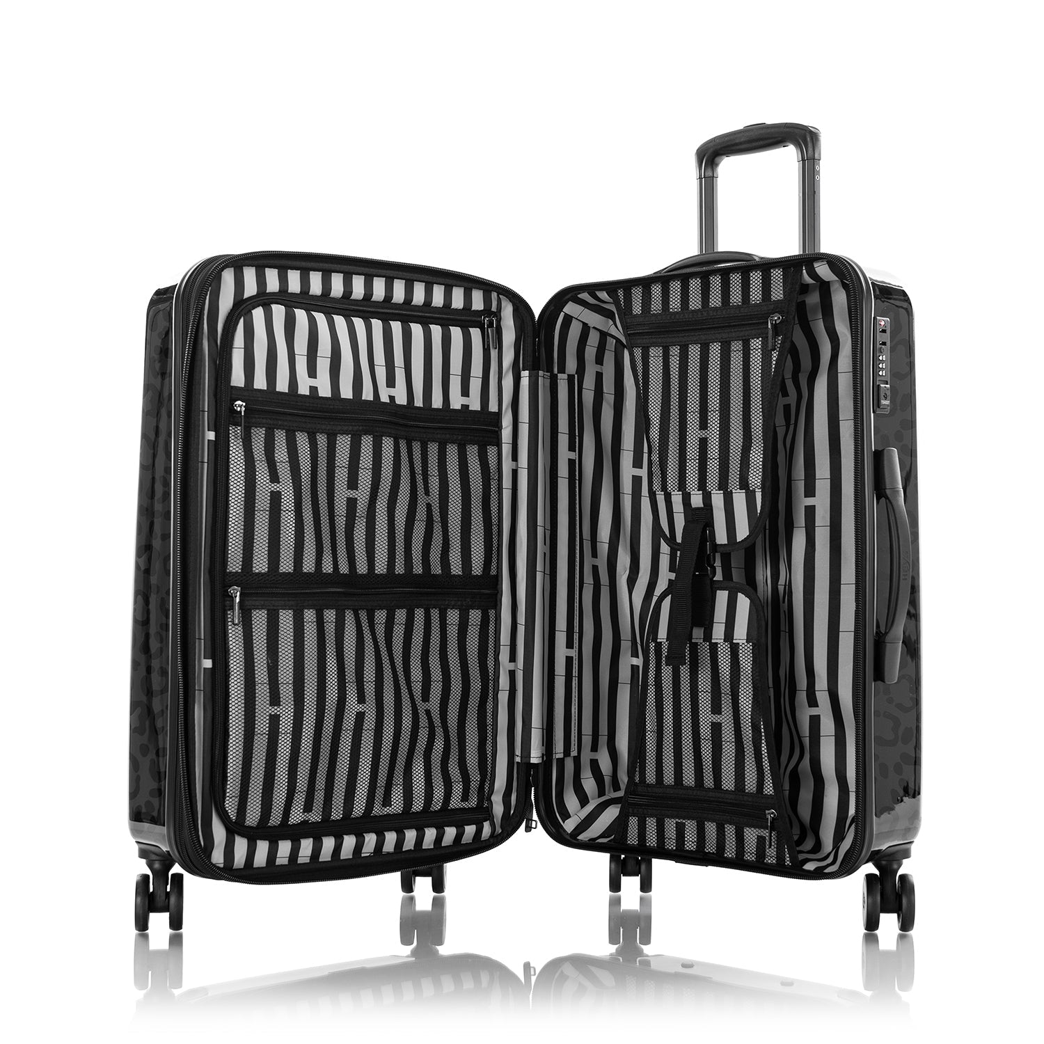 Black Leopard Fashion Spinner® 3 Piece Luggage Set