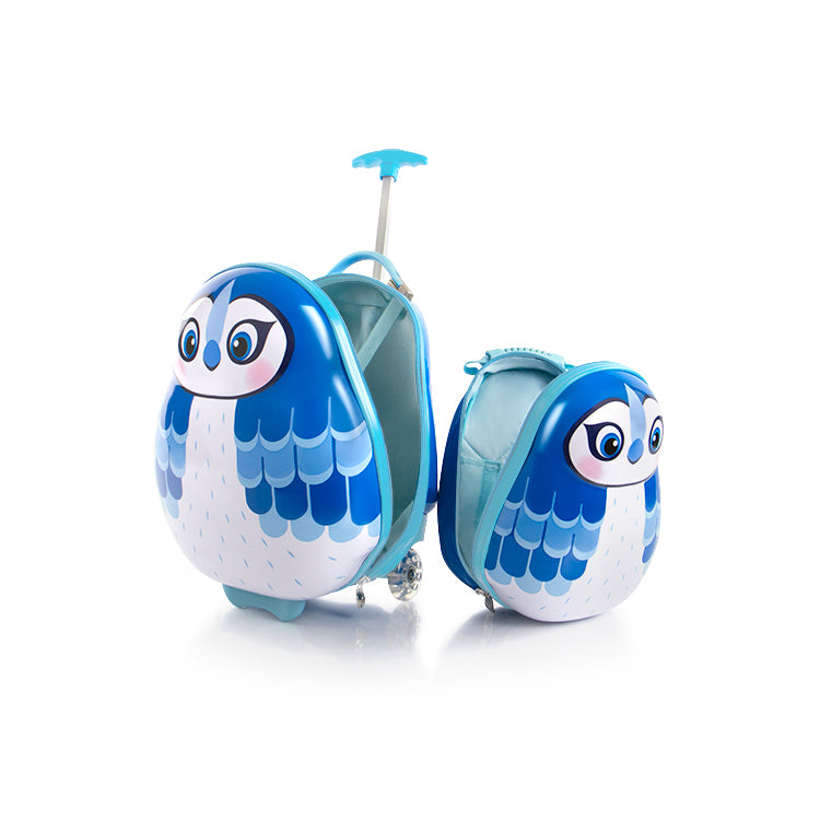 Travel Tots Blue Jay - Kids Luggage & Backpack Set