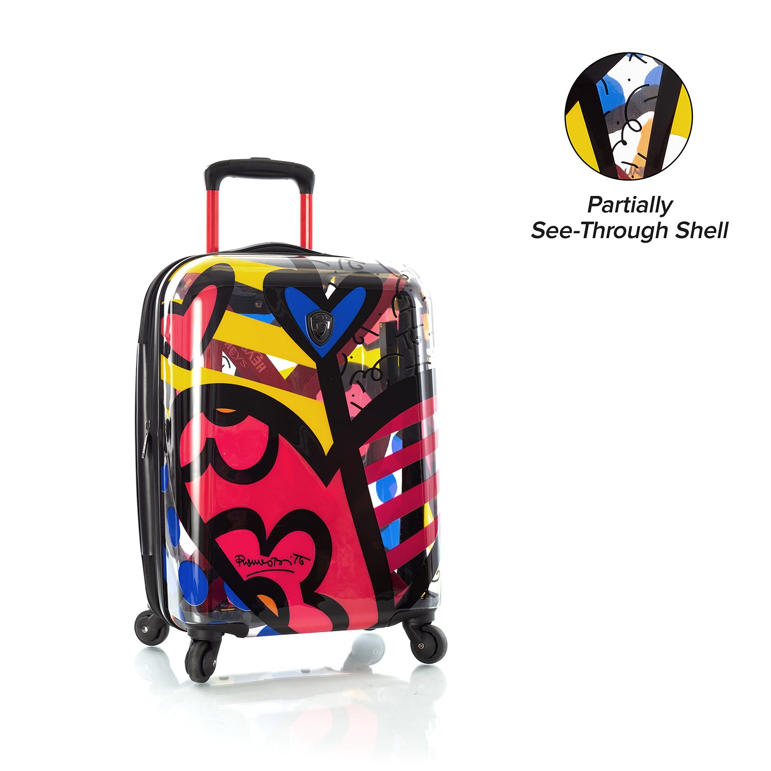 Britto - A New Day Transparent 21" Carry-on Luggage