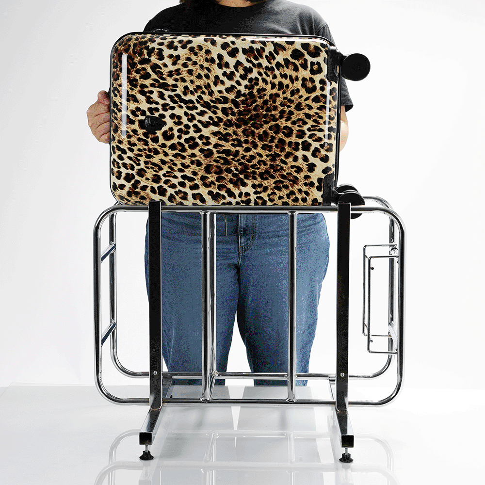 Brown Leopard Fashion Spinner® 21" Carry-on Luggage