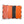 Porte-passeport à carreaux orange