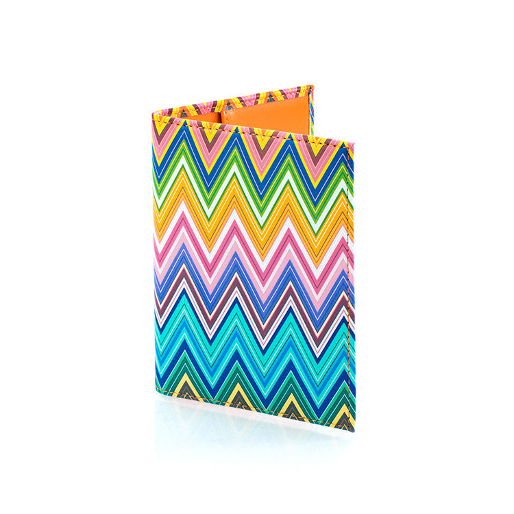 Colour Herringbone Passport Holder