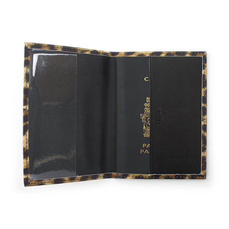 Leopard Passport Holder