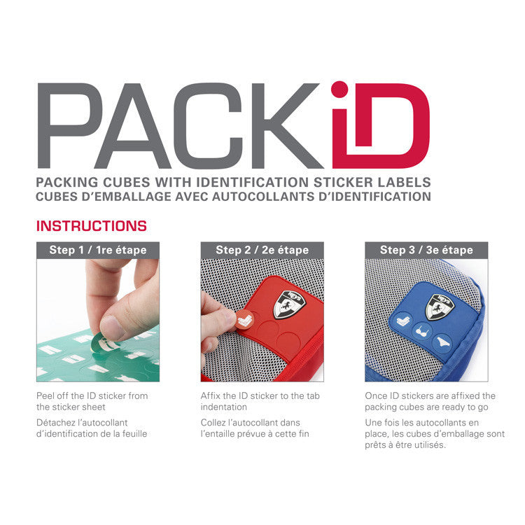 Pack ID 3 pc Slim Packing Cube Set – 1 size