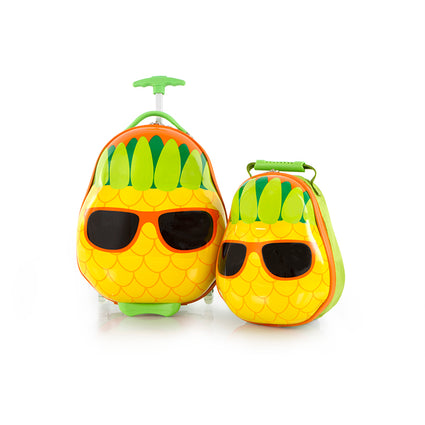 Travel Tots Pineapple - Kids Luggage & Backpack Set