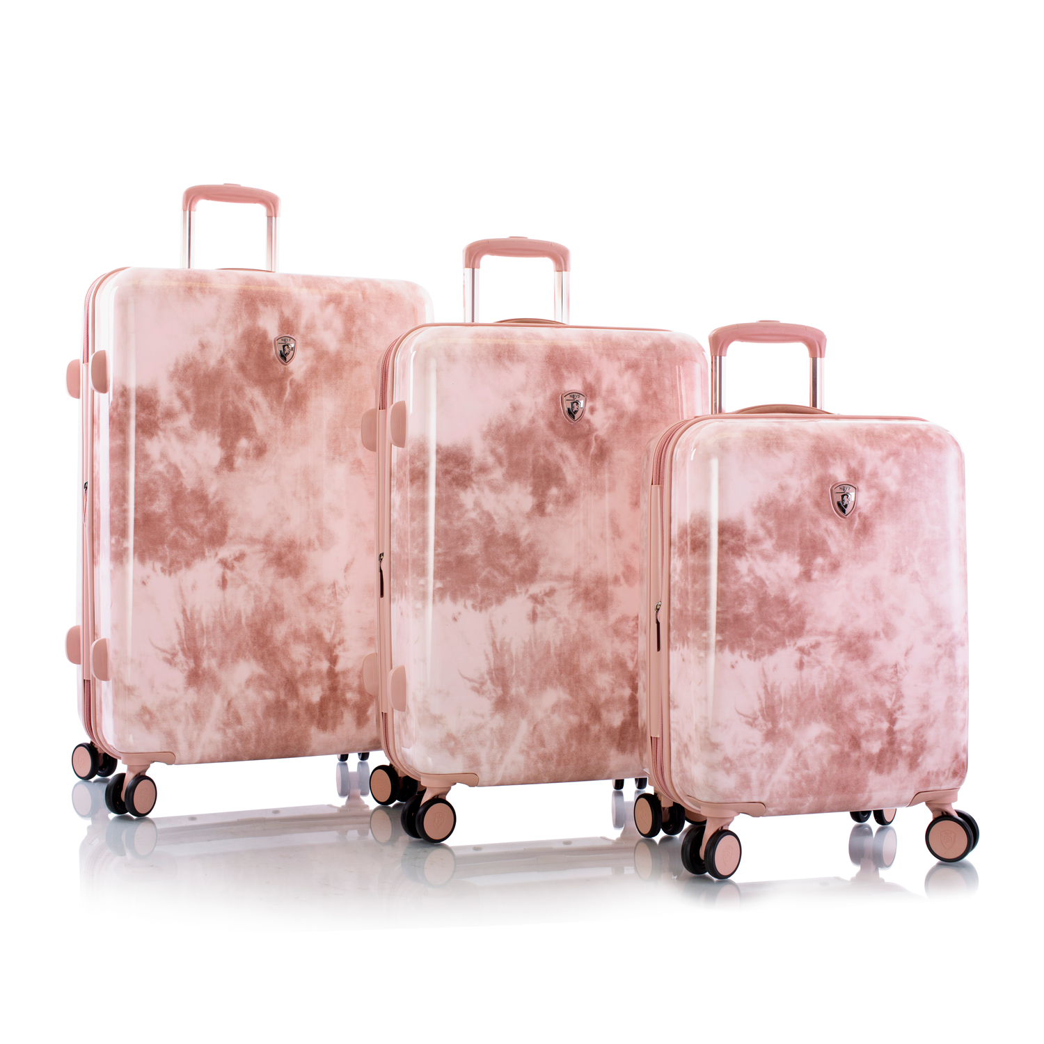 Tie-Dye Rose Fashion Spinner™ 3 Piece Luggage Set