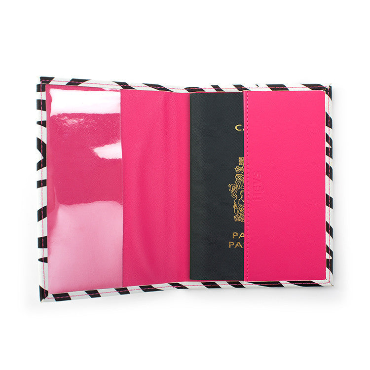 Zebra Passport Holder